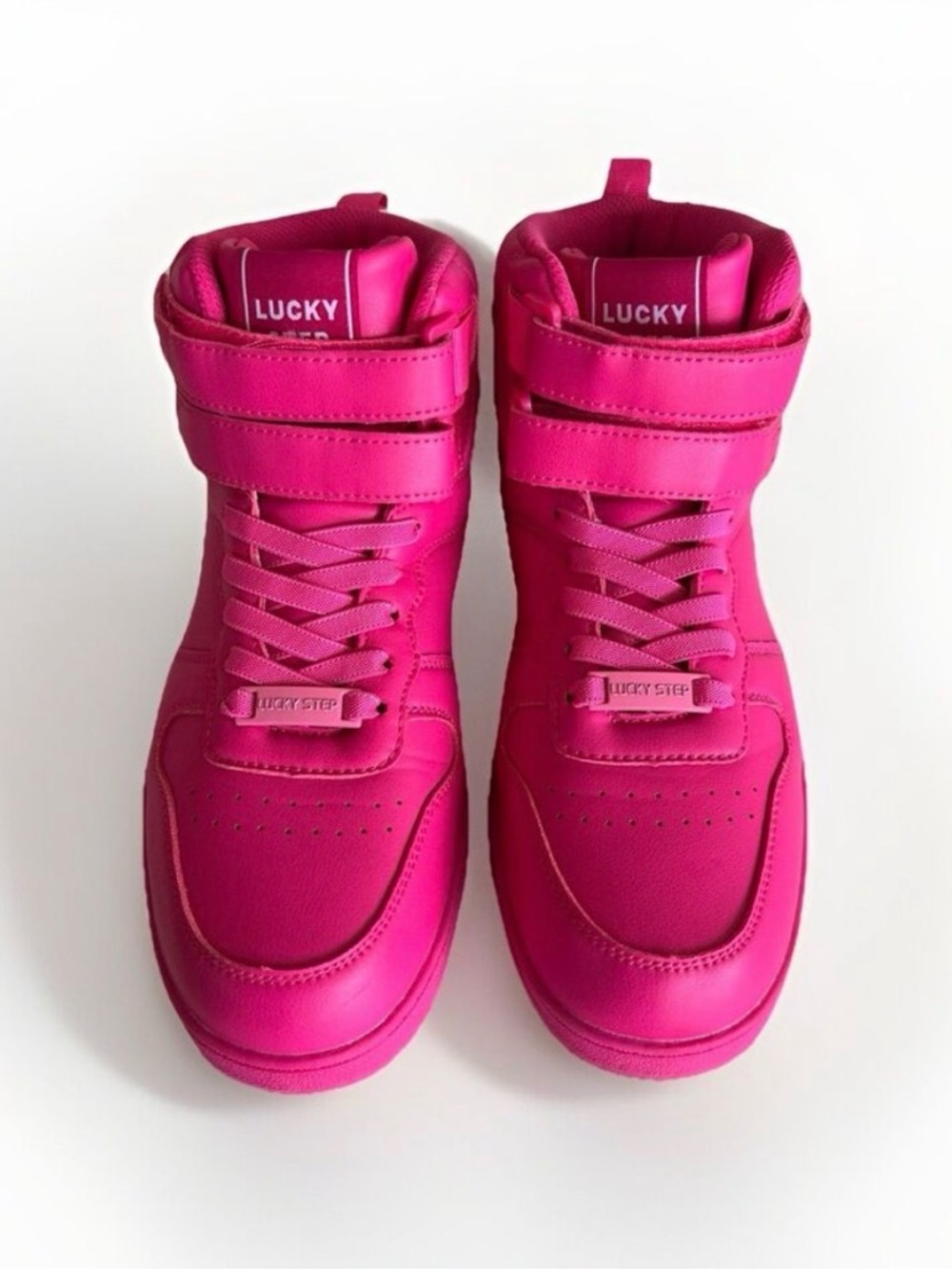 LUCKY STEP Women's High Top Sneakers Size 9 Basketball Ankle Boots